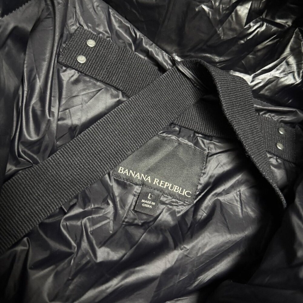 Banana Republic Black Puffer Jacket - Picture 4 of 7